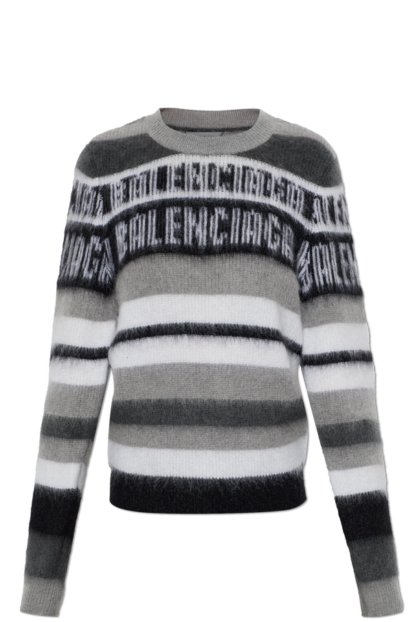 Grey Round-neck sweater Balenciaga - Vitkac AS